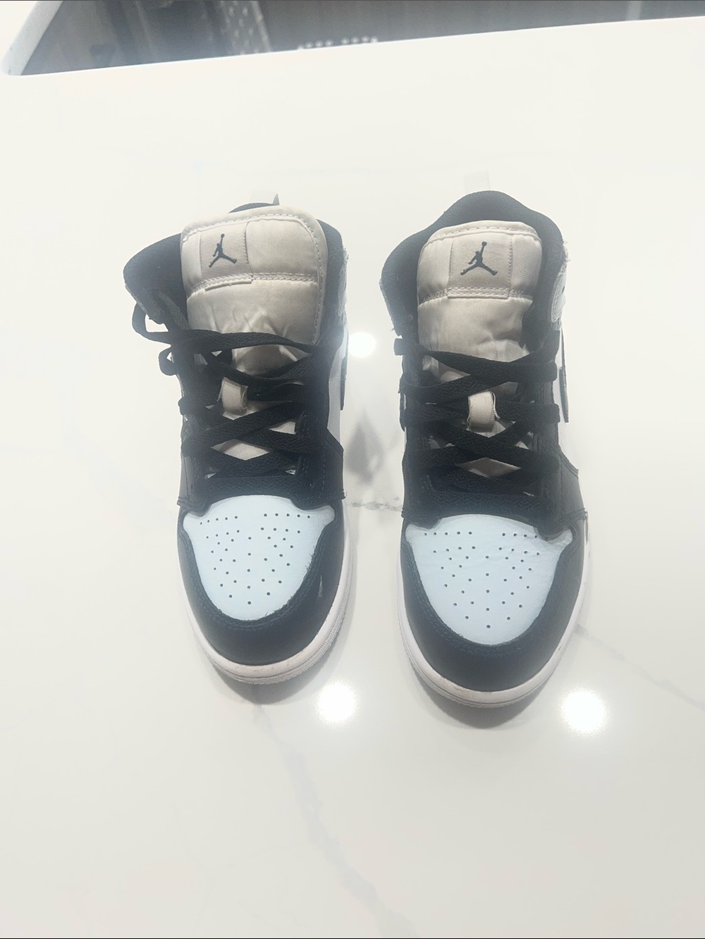 Jordan boys High-Top Sneakers - Black & Light Blue
